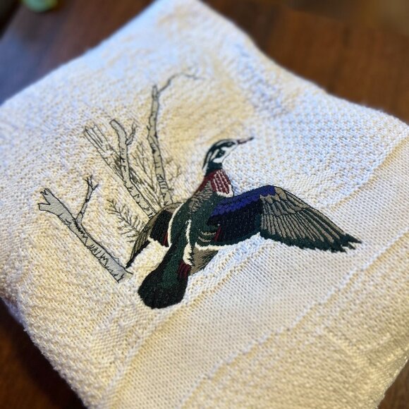 Vintage Fieldmaster Embroidered Duck Knit Sweater: Cabincore | Duck Hunting (L) - Picture 1 of 13